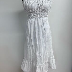 Chic Strapless White Dress